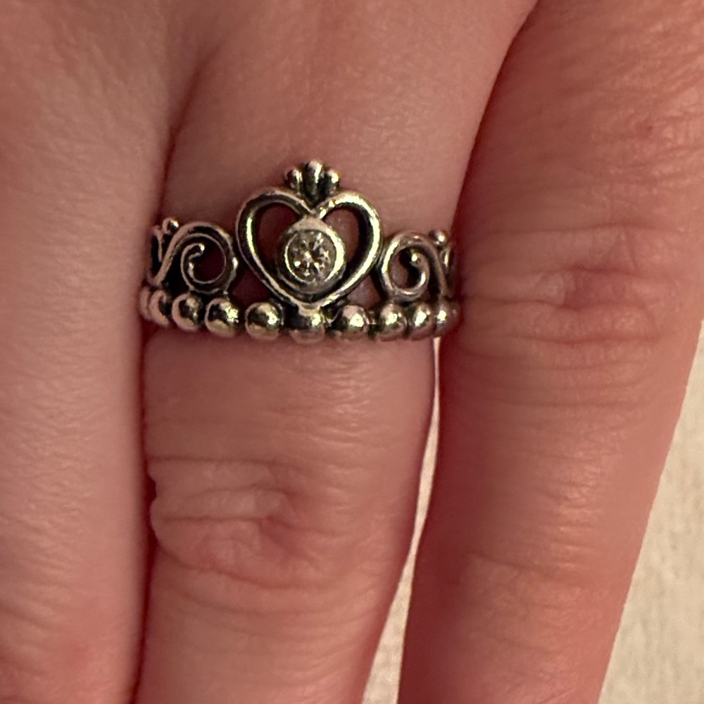 Pandora Silver Princess Tiara Ringāāā